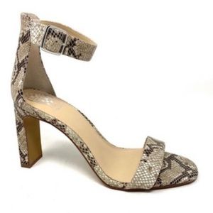 Vince Camuto Brendiva snake print heeled sandals